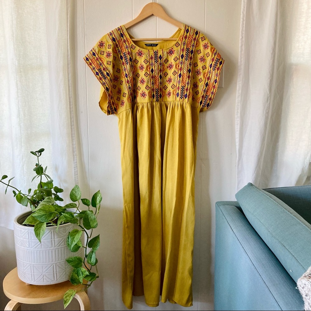 Shein | embroidered dress